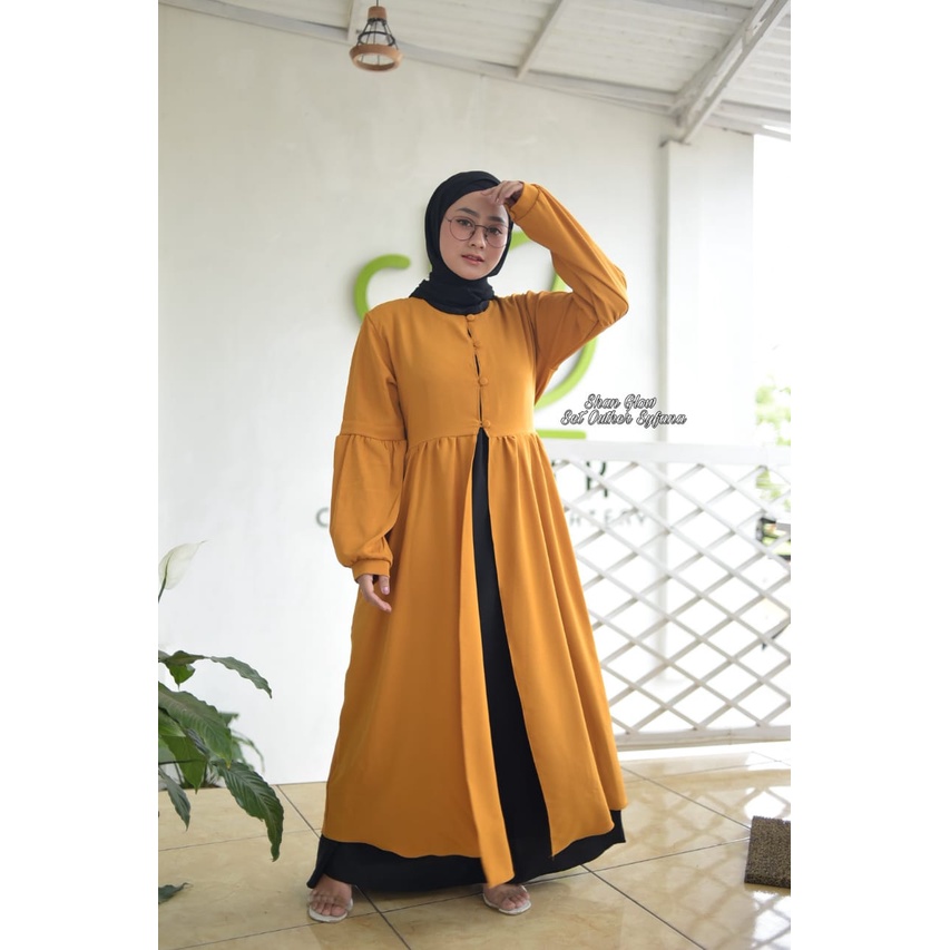 ONE SET SYAFANA ORI SHAN GLOW DRESS LEBARAN REMAJA MASA KINI TERBARU