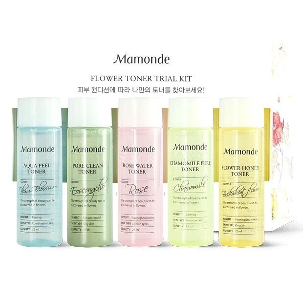 MAMONDE - Flower Toner Trial Kit (25ml X 5ea)