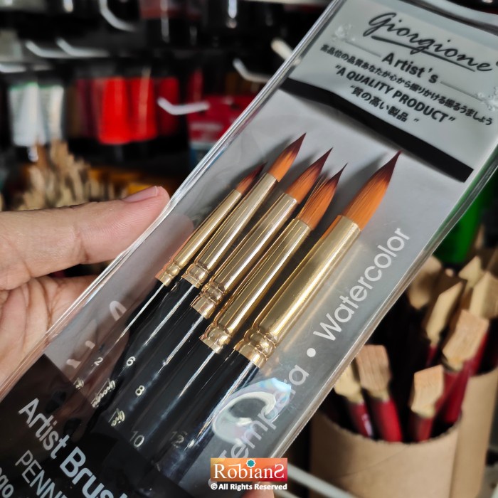 

Produk Terbaru Kuas Lukis Giorgione Set G-5050R - Isi 5 Pcs