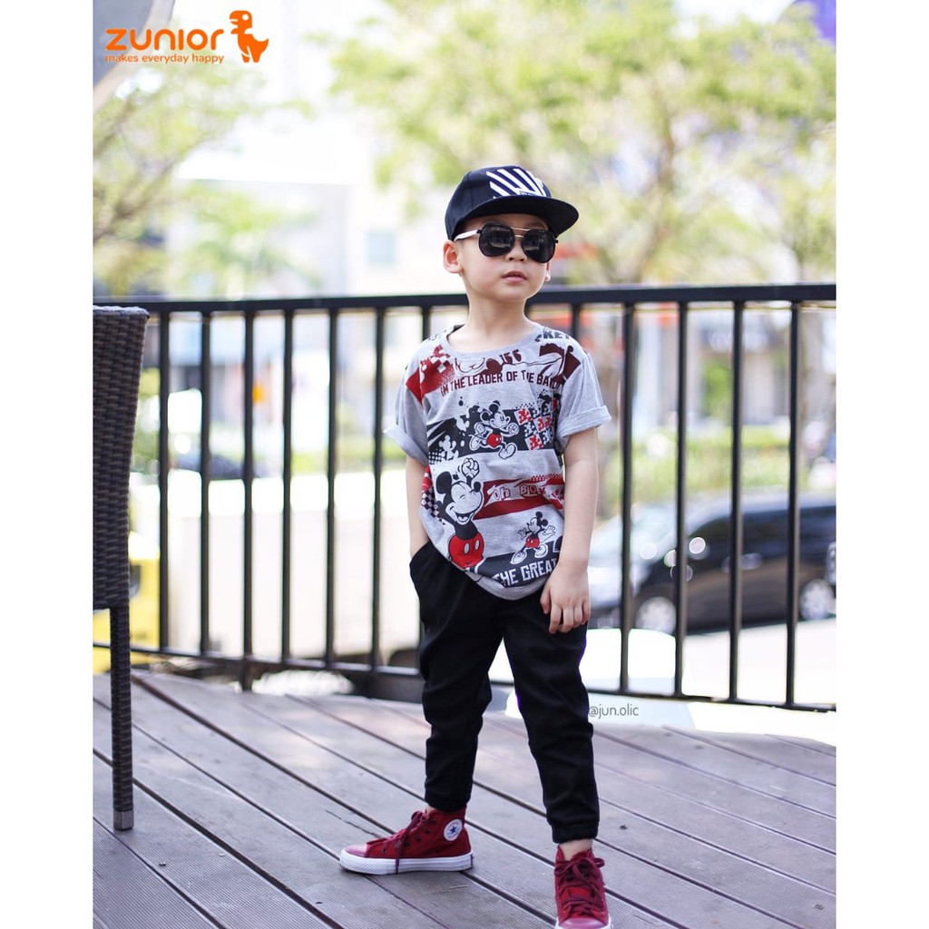 Celana Panjang Jogger Anak Zunior (size S - 26) | DUO KRUCILS