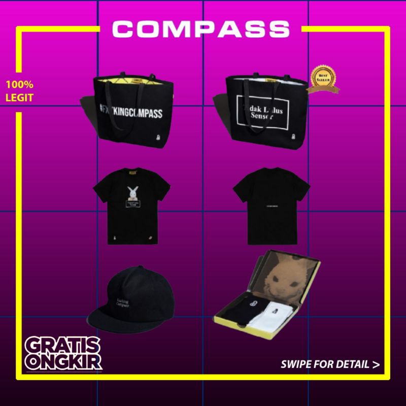 [ORIGINAL] Compass X Fxxking Rabbits Merchandise