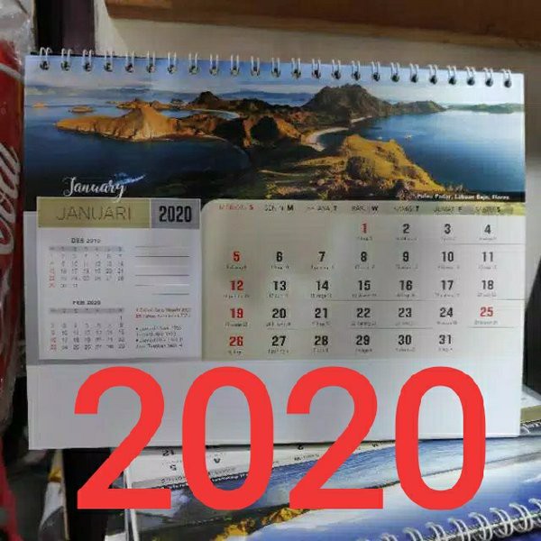 

Promo Kalender Meja 2020 6 Lembar 1 Cover Ukuran 21 x 16cm Murah terbaik