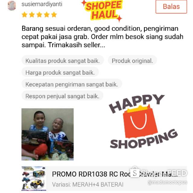 MURAH RDR1038 RDR1081 RDR1037 RC Rock Crawler Jeep Rubicon Offroad Off Road Buggy Mainan Anak Mobil Remote Control RADAR