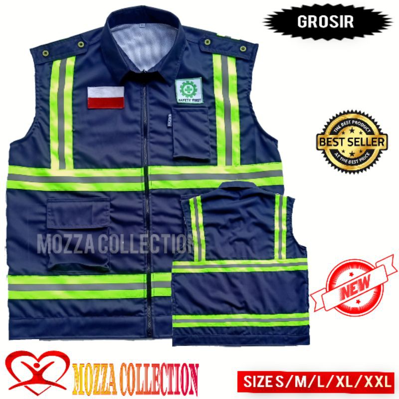 ROMPI SAFETY PROYEK BIRU DONGKER/ROMPI SAFETY KERAH TERBARU FREE LOGO