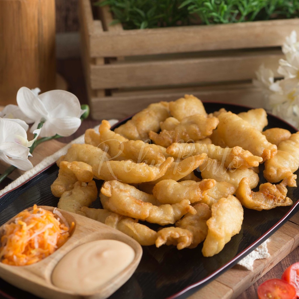 

Cumi Popcorn 1/2KG Roku Bento BSD Frozen Nugget Homemade Siap Goreng