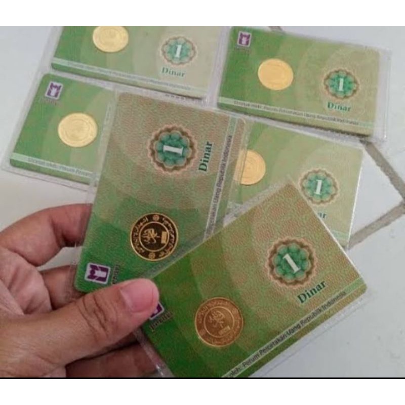 1 Dinar peruri 4.25 gram