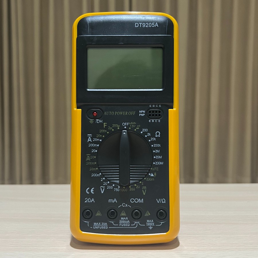 MULTIMETER DIGITAL TESTER MULTITESTER AVOMETER DT-9205A