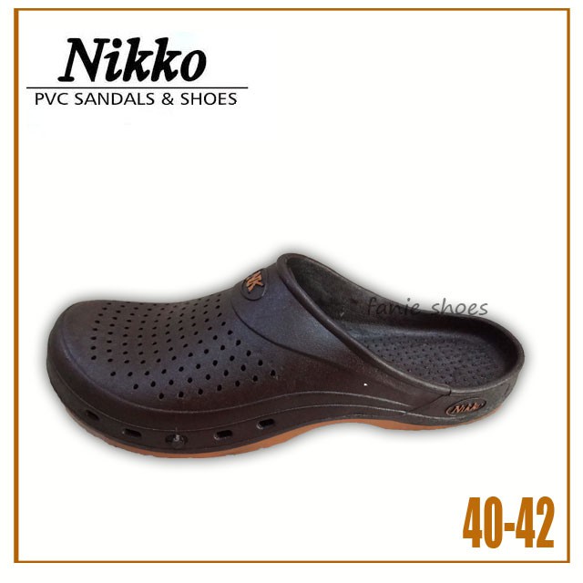 Nikko Sandal Selop Bakpao Baim 40-42 Coklat Pria / Sandal Karet Pria Tahan Air