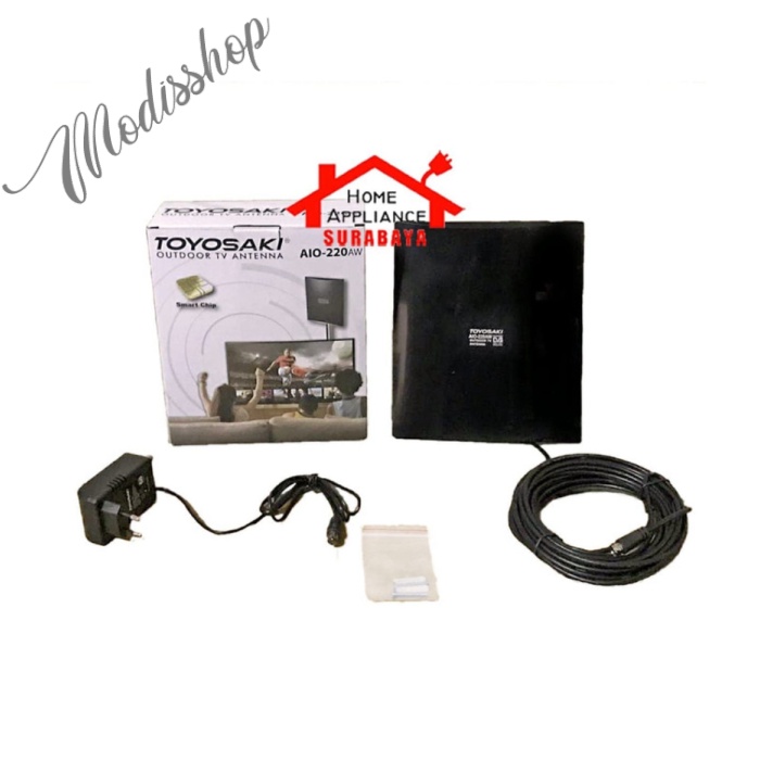 ANTENA DIGITAL TV INDOOR  OUTDOOR TOYOSAKI AIO 220  AIO220