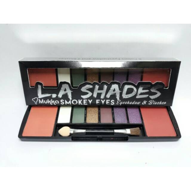 EYESHADOW & BLUSHER MUKKA L.A SHADES BPOM SERI.3