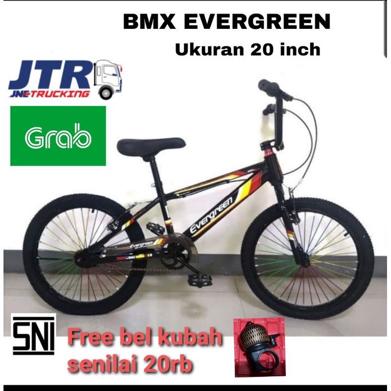 Sepeda BMX Senator Classic 20 inch/ sepeda anak Laki-laki anak cowo/ sepeda dewasa murah bagus-hitam evergreen