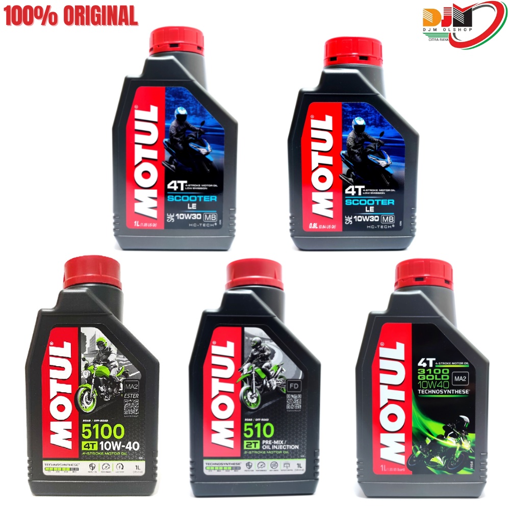 MOTUL Oil Sepeda Motor 4T - 2T - Matik Original 100%