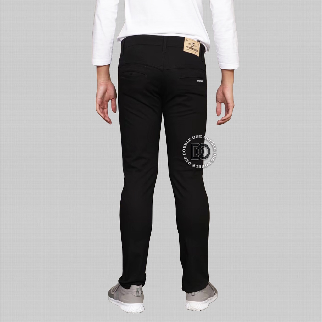 CELANA CHINOS PANJANG PRIA - CELANA CHINO PRIA KATUN STRETCH - CHINOS PANJANG COWOK SLIMFIT ORIGINAL FIFTEEN DENIM