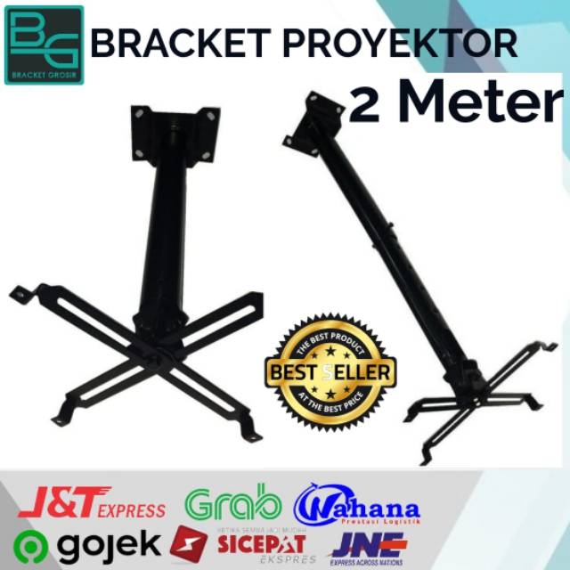 BRAKET PROYEKTOR BREKET PROYEKTOR BRAKET PROYEKTOR 2 METER ADJUSTABLE &quot;KUALITAS TERJAMIN&quot;!!!