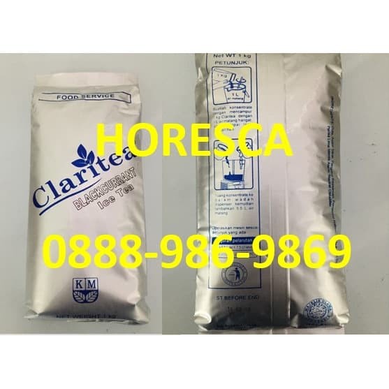 

CLARITEA BLACKCURRANT TEA BUBUK MINUMAN BLACKCURRANT KEMASAN 1 KG