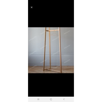 stand hanger baju stan hanger kayu