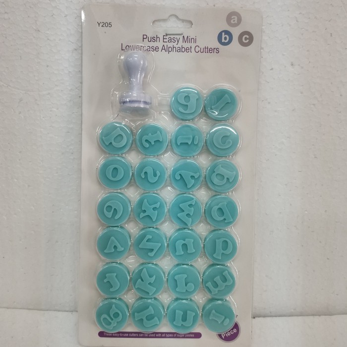 

Silicone Alphabeth Stamp - Lower case