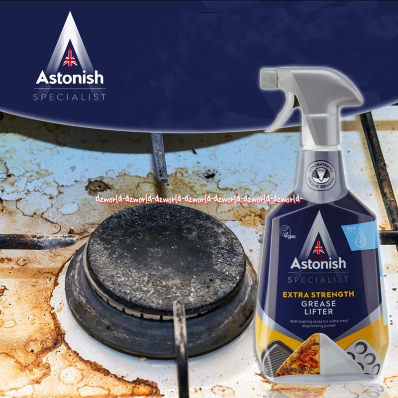 Astonish Specialist Extra Strength Grease Lifter 750ml Pembersih Alat Masak Peralatan Berlemak Kotor Membersihkan Kompor Oven Panci Microwave Astonis Grese