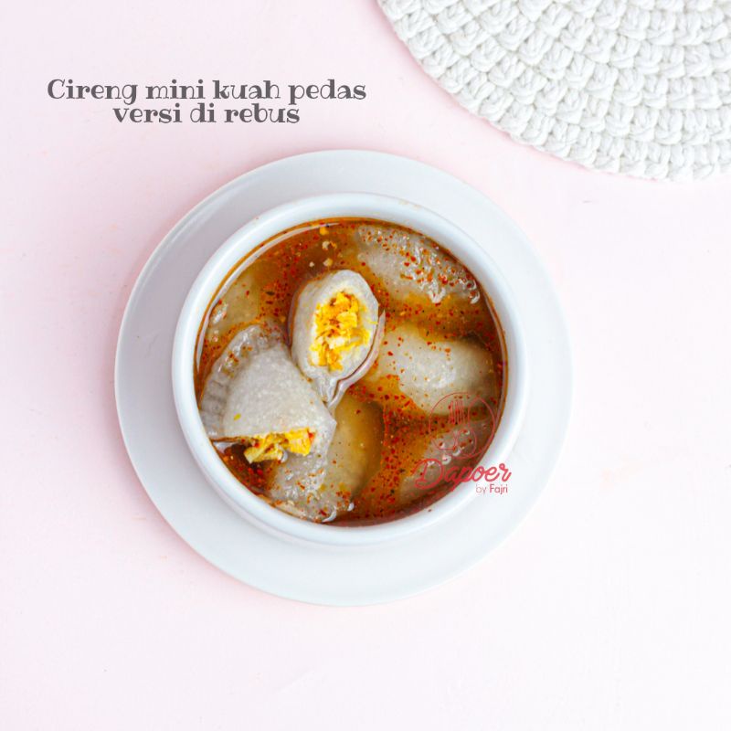 

cireng mini kuah pedas