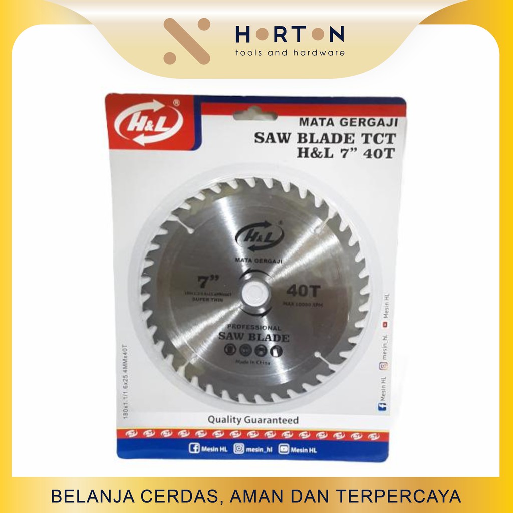 H&L TCT Mata Gergaji Cut Off / HNL Saw Blade Circular