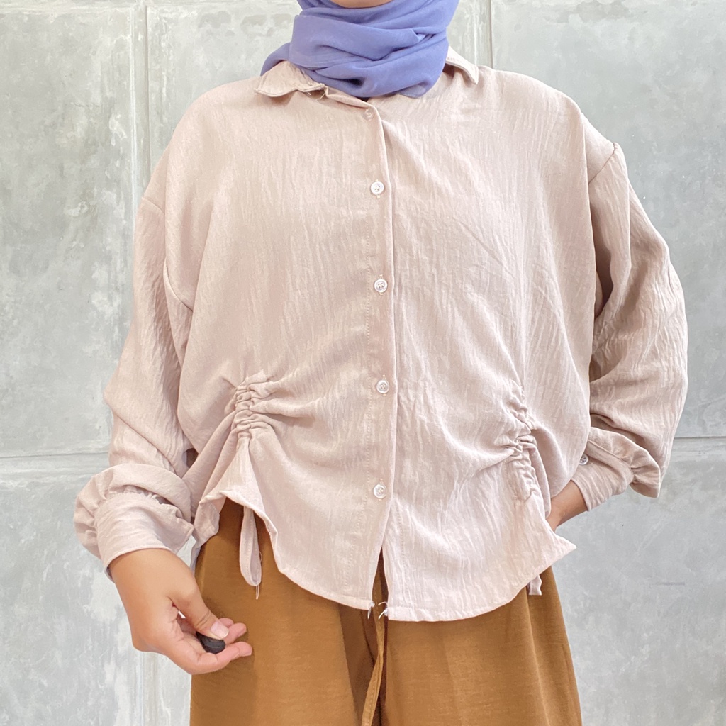 ALICE SHIRT - KEMEJA SERUT DEPAN AIRFLOW