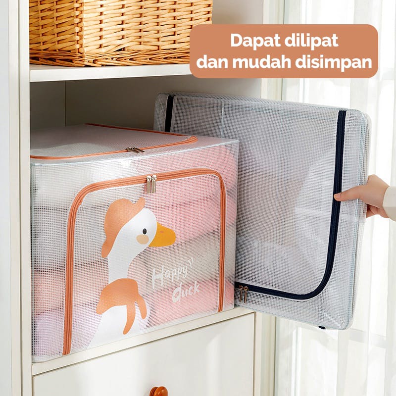 OS STORAGE BOX LIPAT / TEMPAT PENYIMPANAN BAJU MAINAN SERBAGUNA