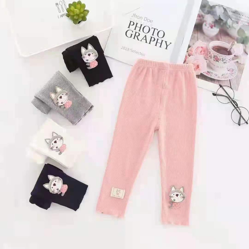 LittleAaron LEGGING MOTIF IMPORT celana legging anak motif bunga lucu import PART9