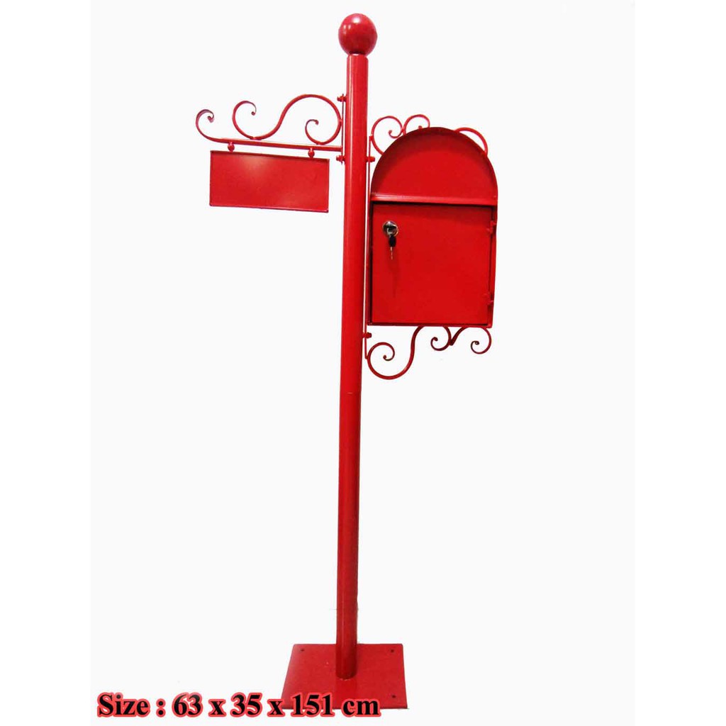 Kotak Surat Antik / Kotak Pos / Standing Kotak Pos