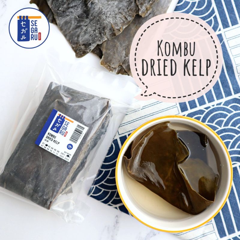 Kombu / Konbu / Dried Kelp Dashi / Rumput Laut Kering 50 gr