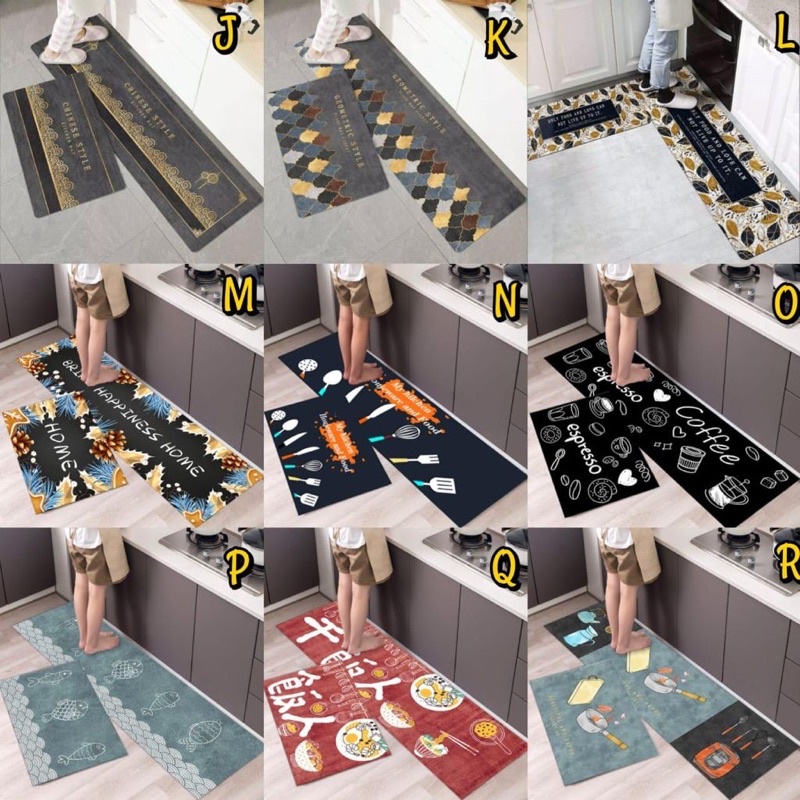 KESET DAPUR 2in1 / KESET KAMAR / KESET KAMAR MANDI/  ANTI SLIP