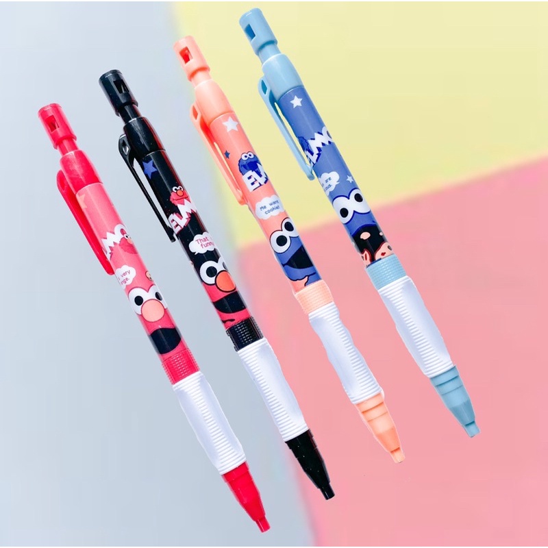 

pensil mekanik / pensil cetek 2.0 elmo / cookie monster