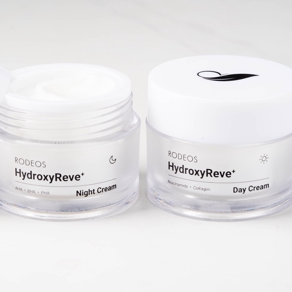 Rodeos HydroxyReve+ Day Cream & Night Cream AHA-BHA-PHA