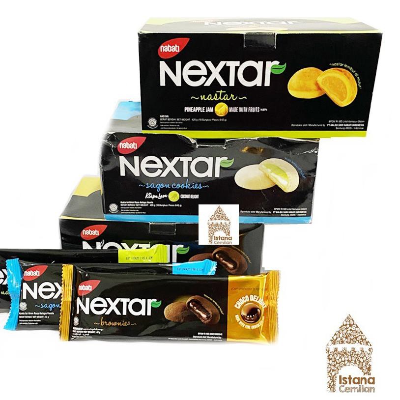 

Kirim LANGSUNG Nextar Nastar / Choco Brownies / Sagou Cookies (isi 10 pcs)''