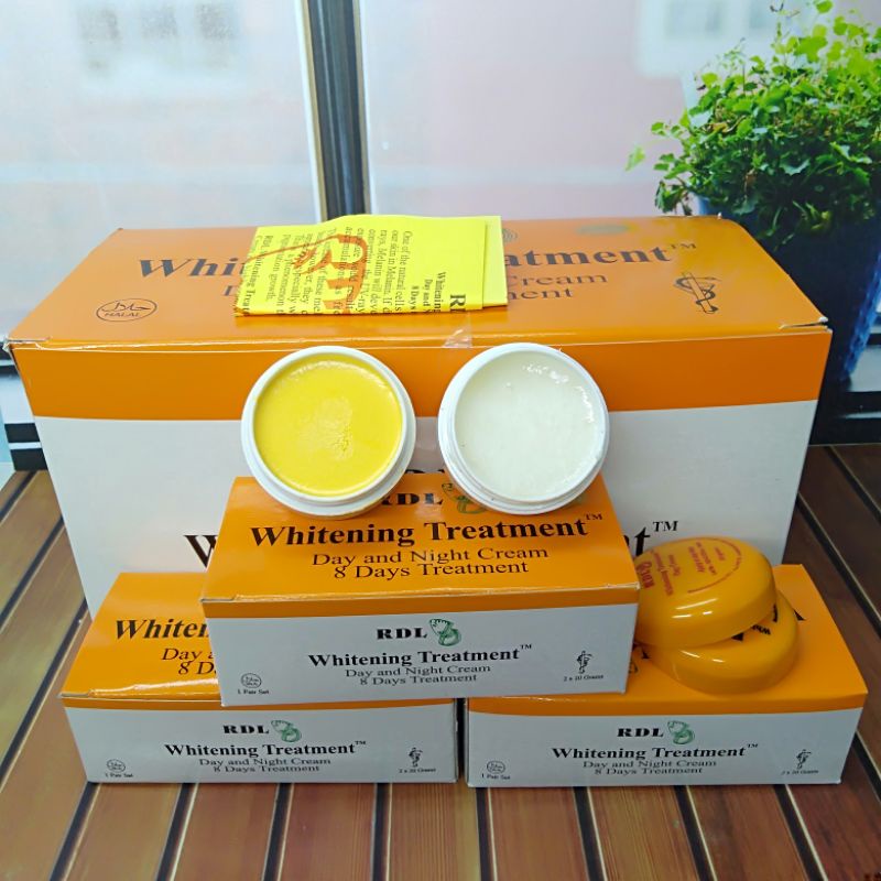 RDL Whitening Treatment Day and Night Cream 8Day Treatmen // Cream RDL 8 Hari (12pcs)