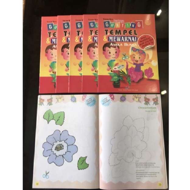 

Ukuran besar Gunting Tempel & Mewarnai Aneka Bunga