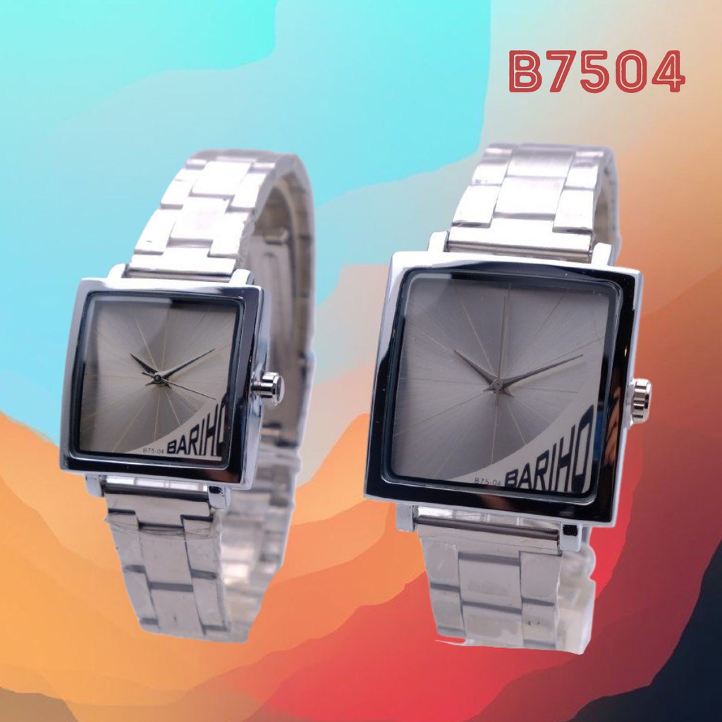 F86 BARIHO JAM TANGAN STAINLESS WATER /TAHAN AIR PRIA WANITA