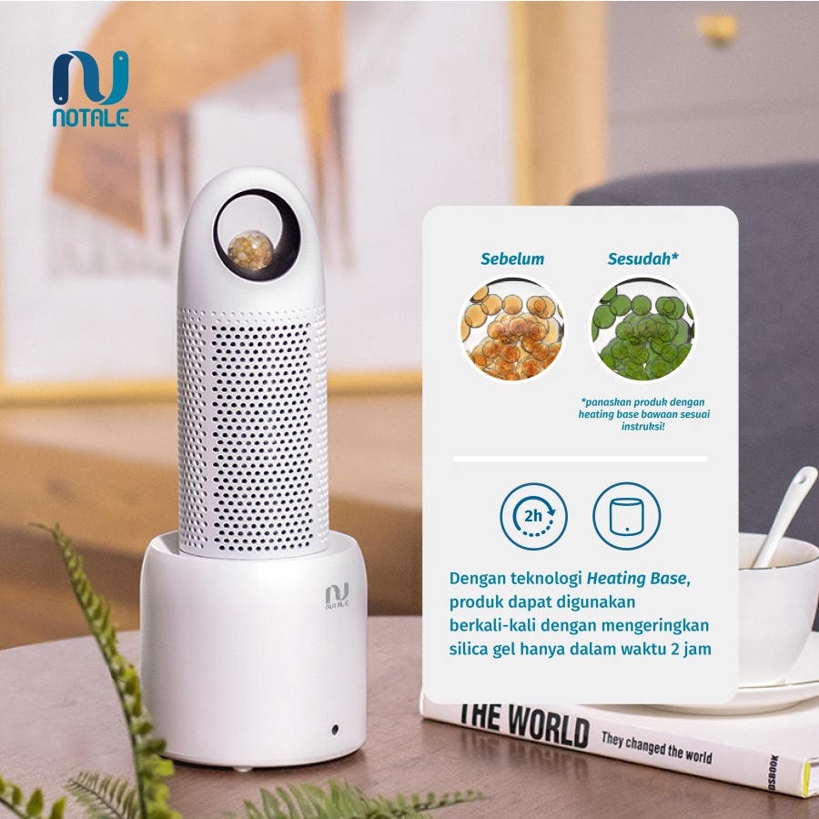 Notale Portable Dehumidifier With Heating Base - Serap Kelembapan