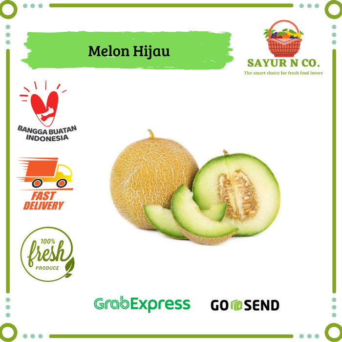 

Buah Melon Hijau Segar 1,5 kg - 2 kg | Sayur N Co Bekasi