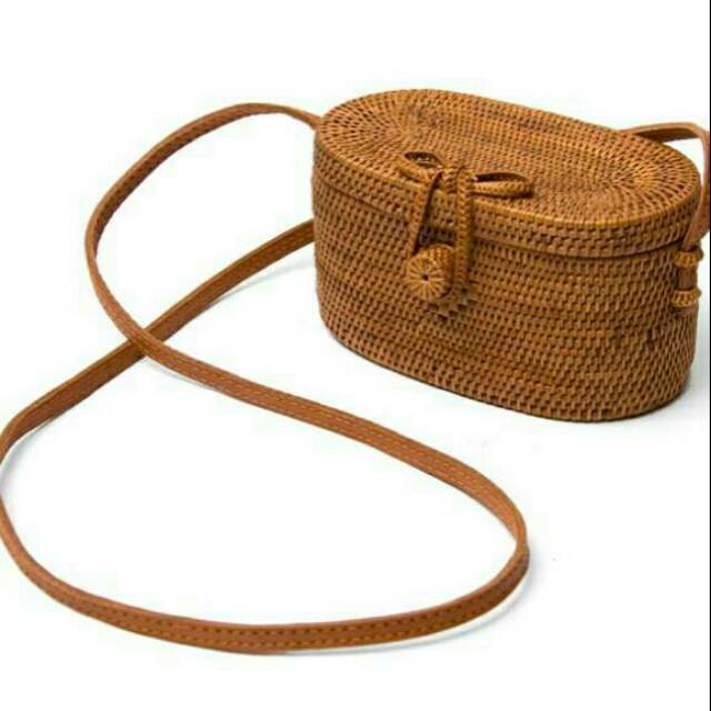 Tas rotan kotak slim