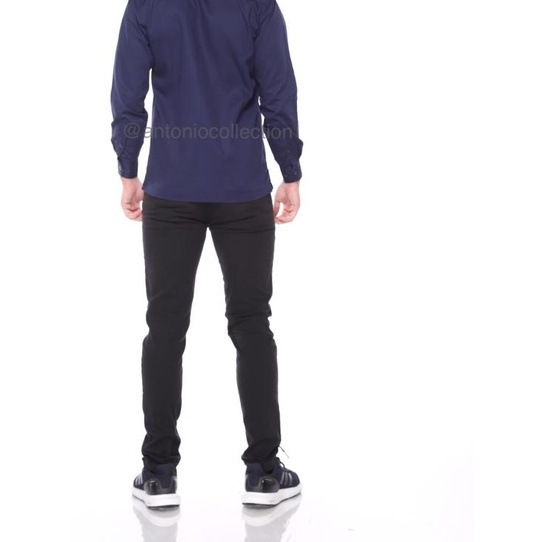 ✥ Baju PDL Biru Dongker Navy / Kemeja PDH / Baju PNS / Baju Lapangan - S ☏