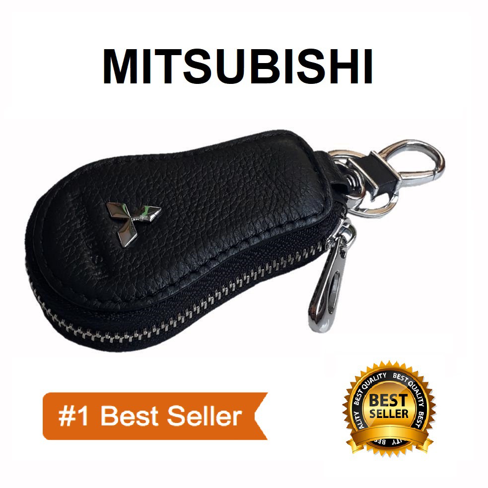 Dompet STNK Gitar Mobil Oto MITSUBISHI Gantungan Kunci Mobil Motor Logo Mitsubisi Elegant Branded