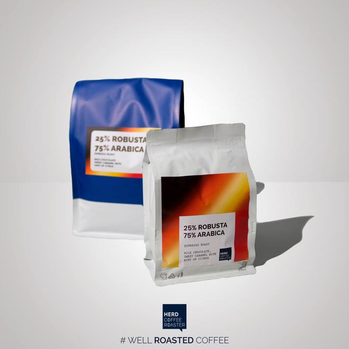 

[ COD ] BIJI KOPI 250 GR 75:25 espresso blend es kopi susu arabica robusta TERBATAS Kode 479