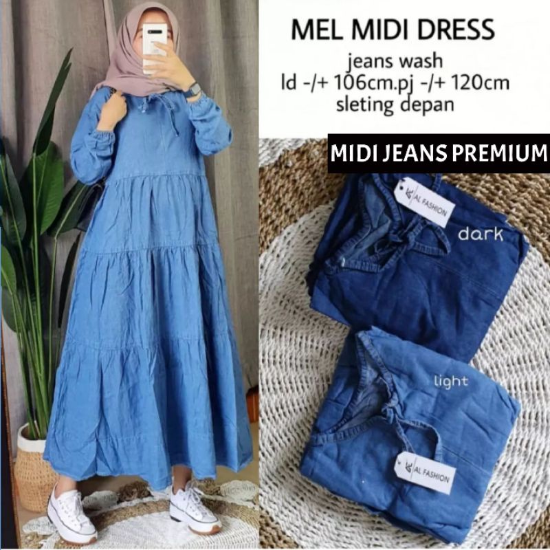 MIDI DRES MEL ORI