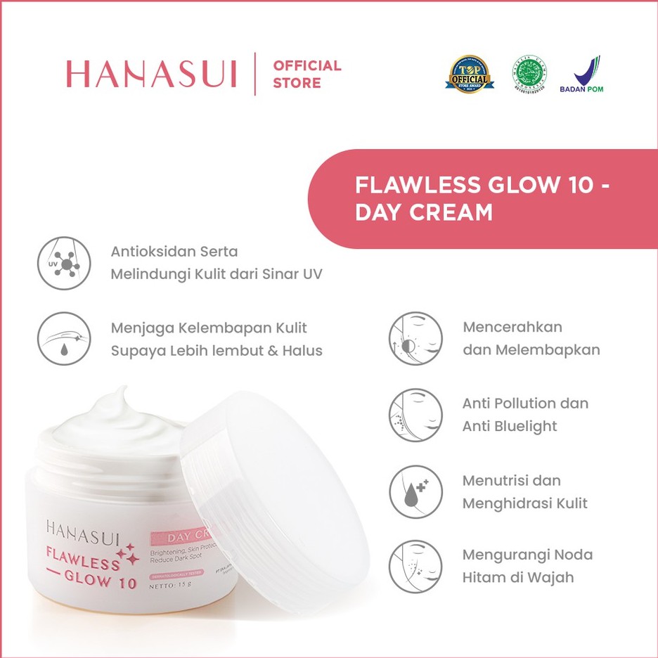 [PER PCS] HANASUI FLAWLESS GLOW 10 SERIES