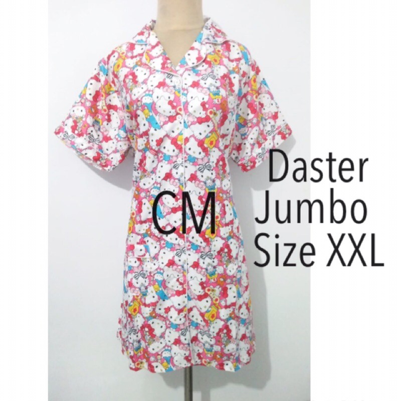 Daster murah wanita baju tidur dewasa katun kancing depan jumbo