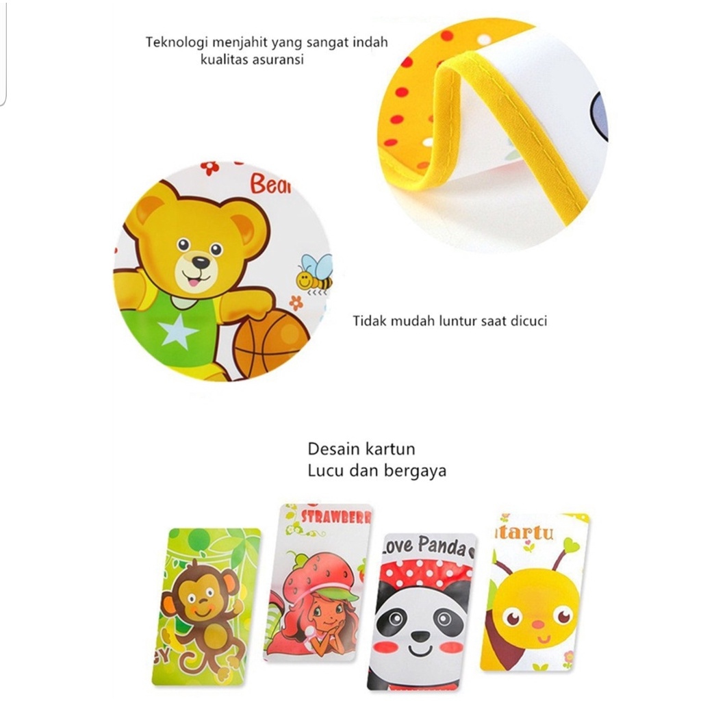 CELEMEK MAKAN BAYI / BABY BIP WATERPROOF / SLABER BAYI ANTI AIR (IP)