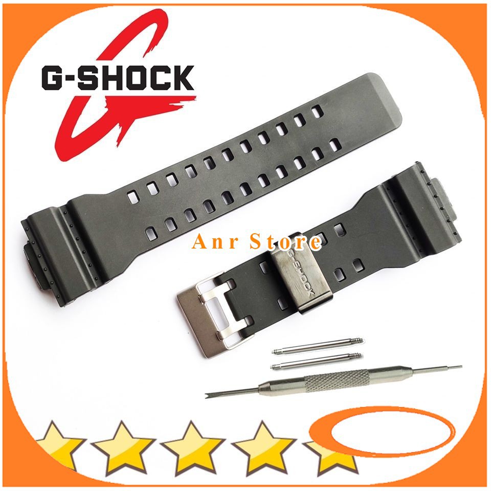 Tali Jam Tangan Casio G-Shock G GA GD GDF 100 110 120 150 200 300 8900 GA-100 GA-400 GA-700 GD-350 Premium Free Pen Remover