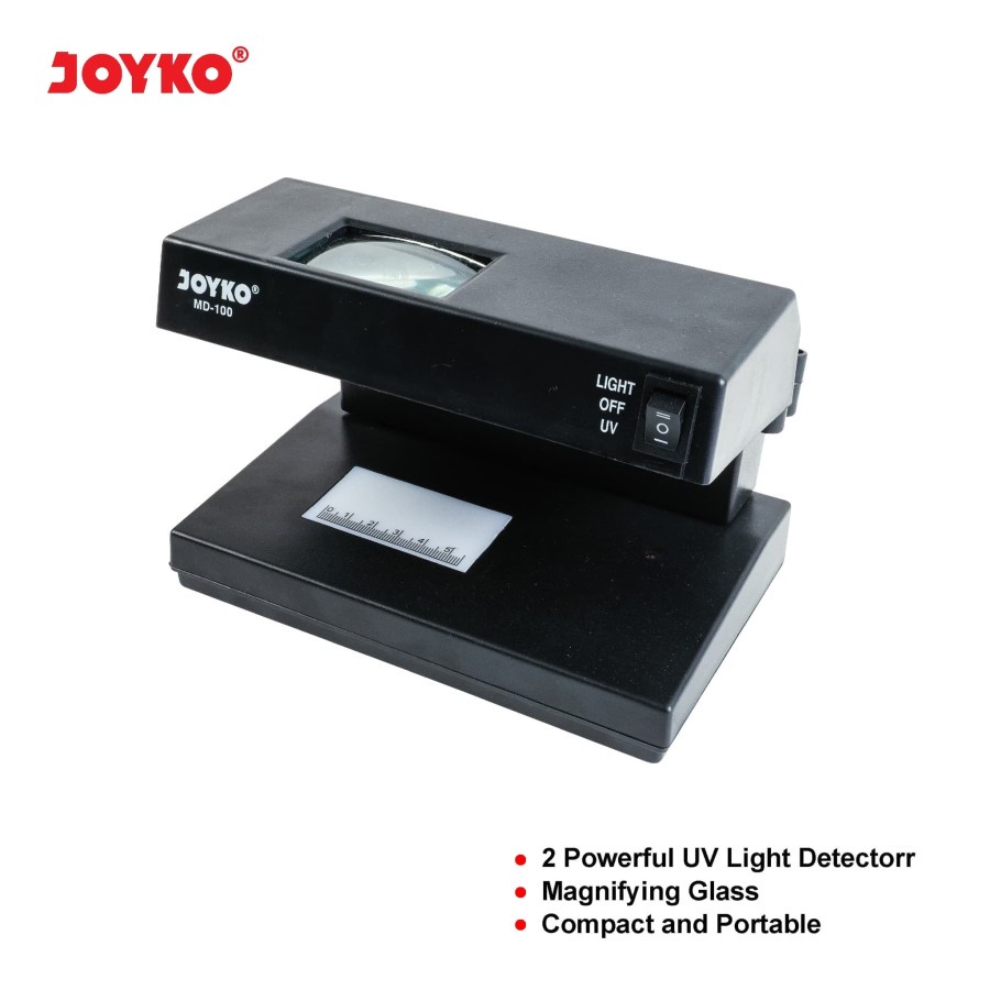 Joyko Counterfeit Money Detector / Alat Pendeteksi Uang Palsu Joyko MD-100