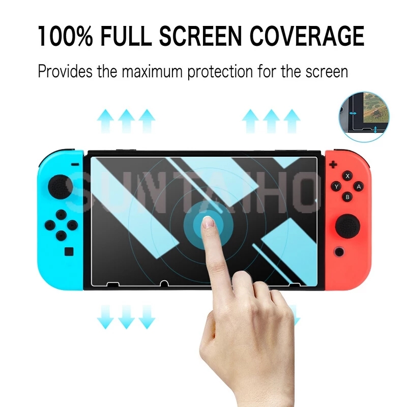 (Hd Jernih 9h Pelindung Layar Tempered Glass Untuk  Switch