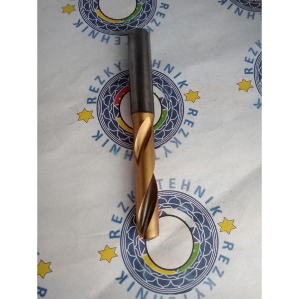Mata bor Carbide 10.7 mm mata bor besi baja keras 10.7mm bekas mulus